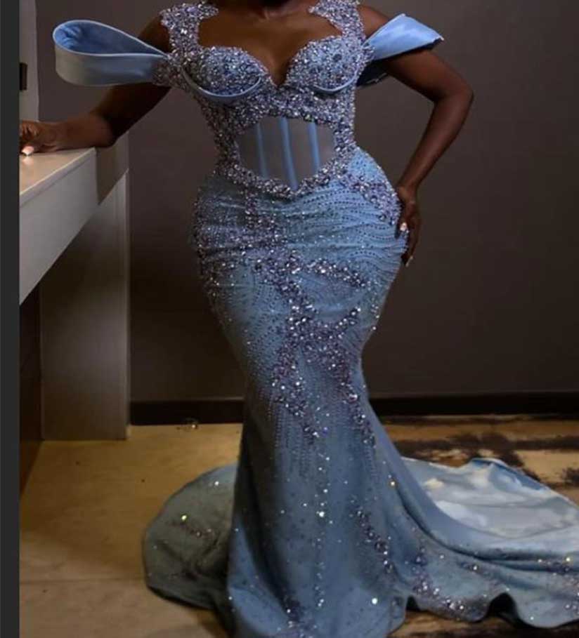 Sparkly-Rhinestones-Blue-Mermaid-Dress